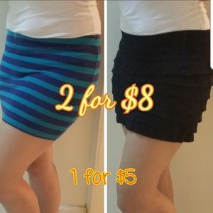 2/$8 Mini Skirts🚨FINAL PRICE🚨